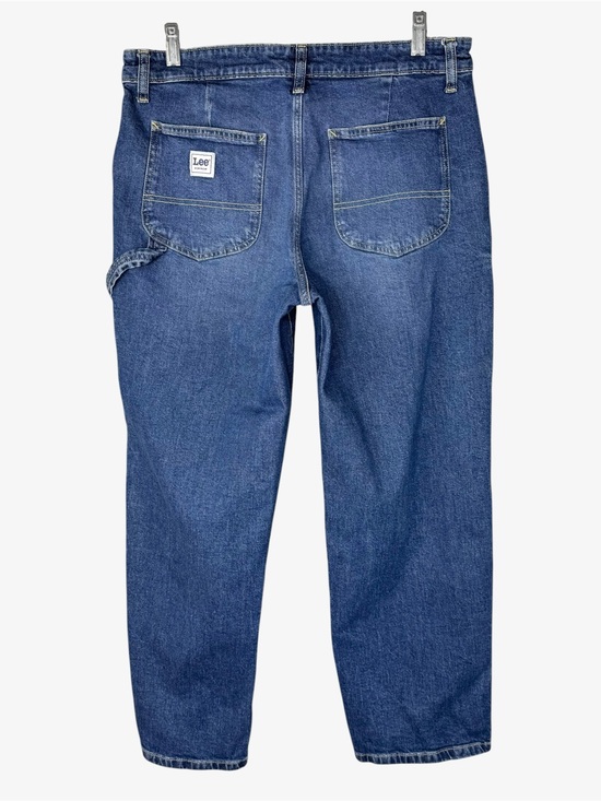 Vintage Denim - vintage 90s Lee women’s carpenter jeans size 12 baggy utility cargo slouchy y2k